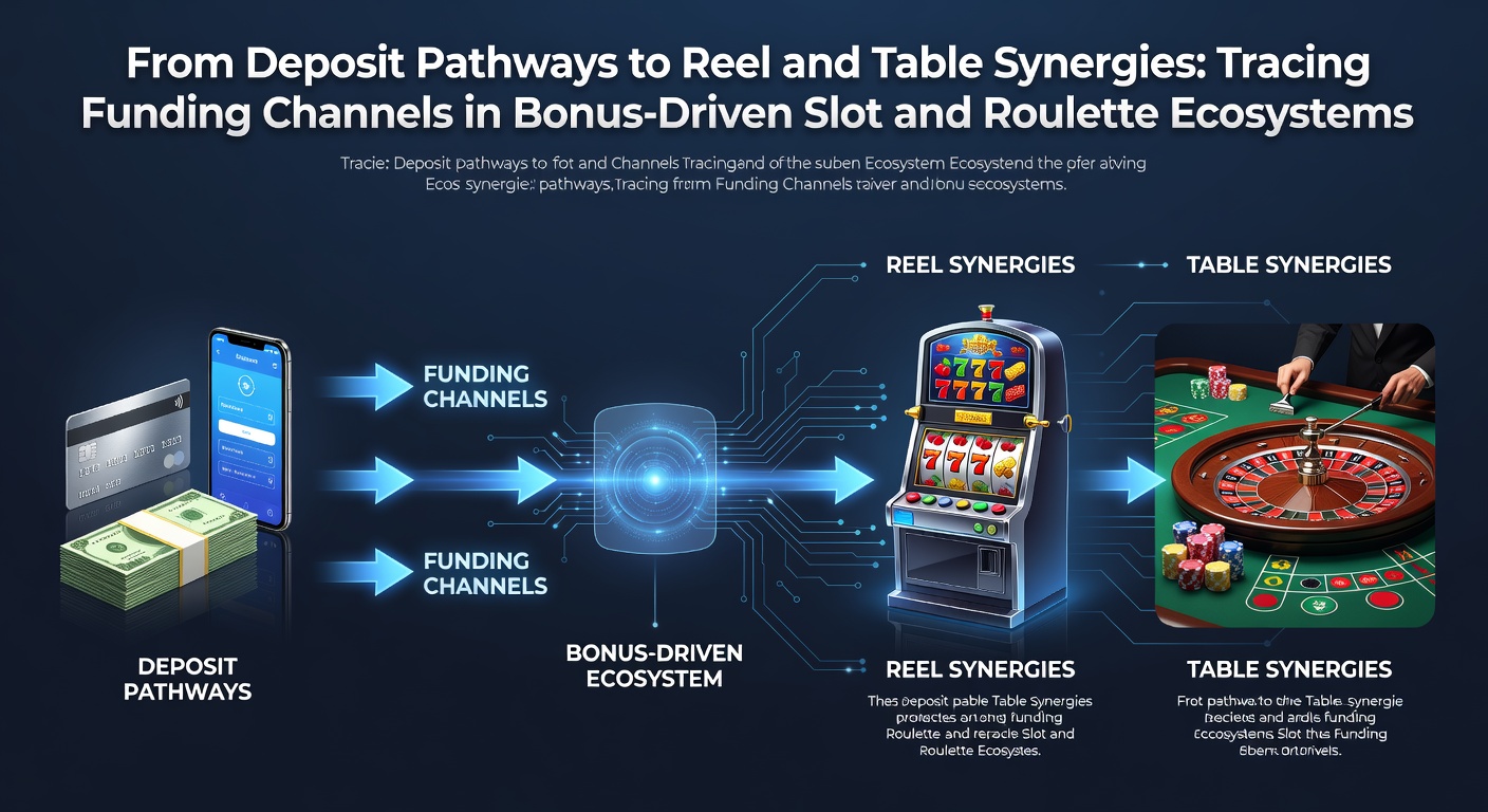Overview of deposit pathways connecting slot reels and roulette tables through bonus funding channels in online casino ecosystems