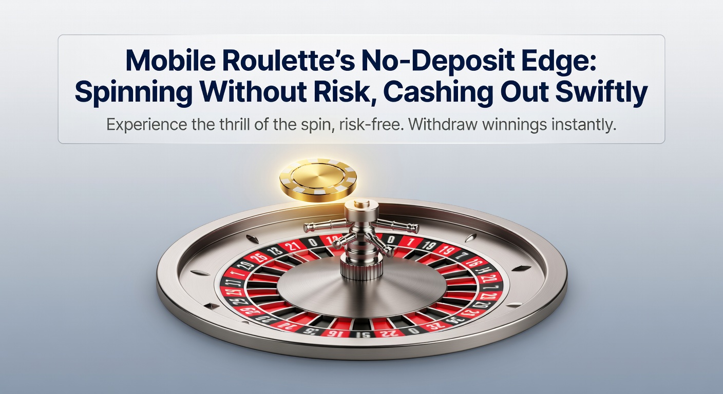 Smartphone displaying a successful cashout notification from mobile roulette no-deposit bonus, with roulette table and winnings highlighted
