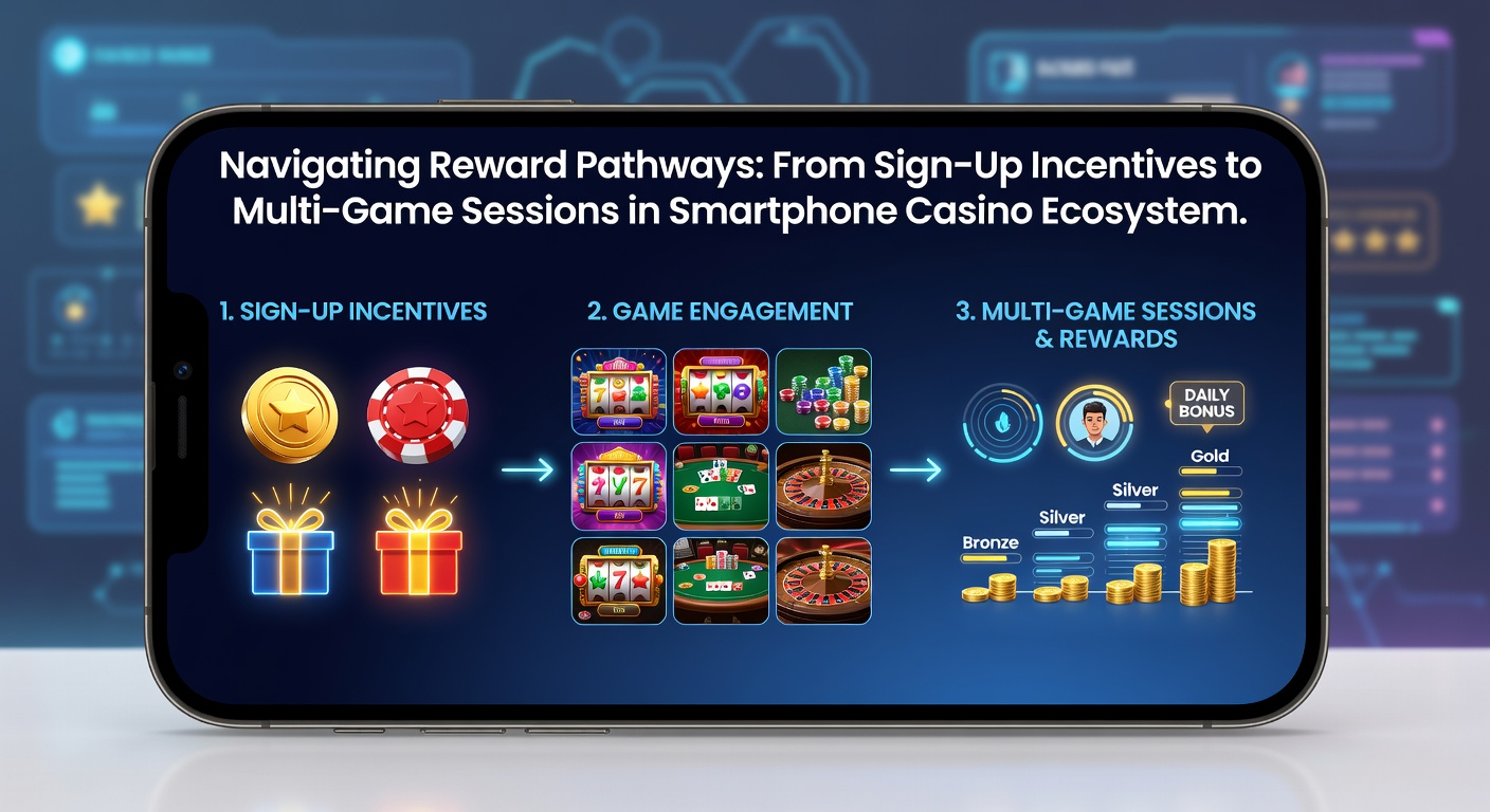 Mobile screen showing multiple open casino games with loyalty points meter and session timer overlay