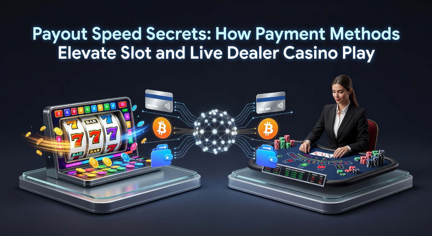 Dynamic graphic showing swift cashouts from slot wins transitioning to player accounts via modern payment icons